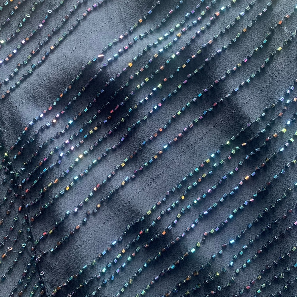 Blue beaded dress - Picture 6 of 6